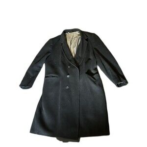 Vintage The Sovereign Wool Coat Tailored By Barry Men’s Sz 50 Double Breasted